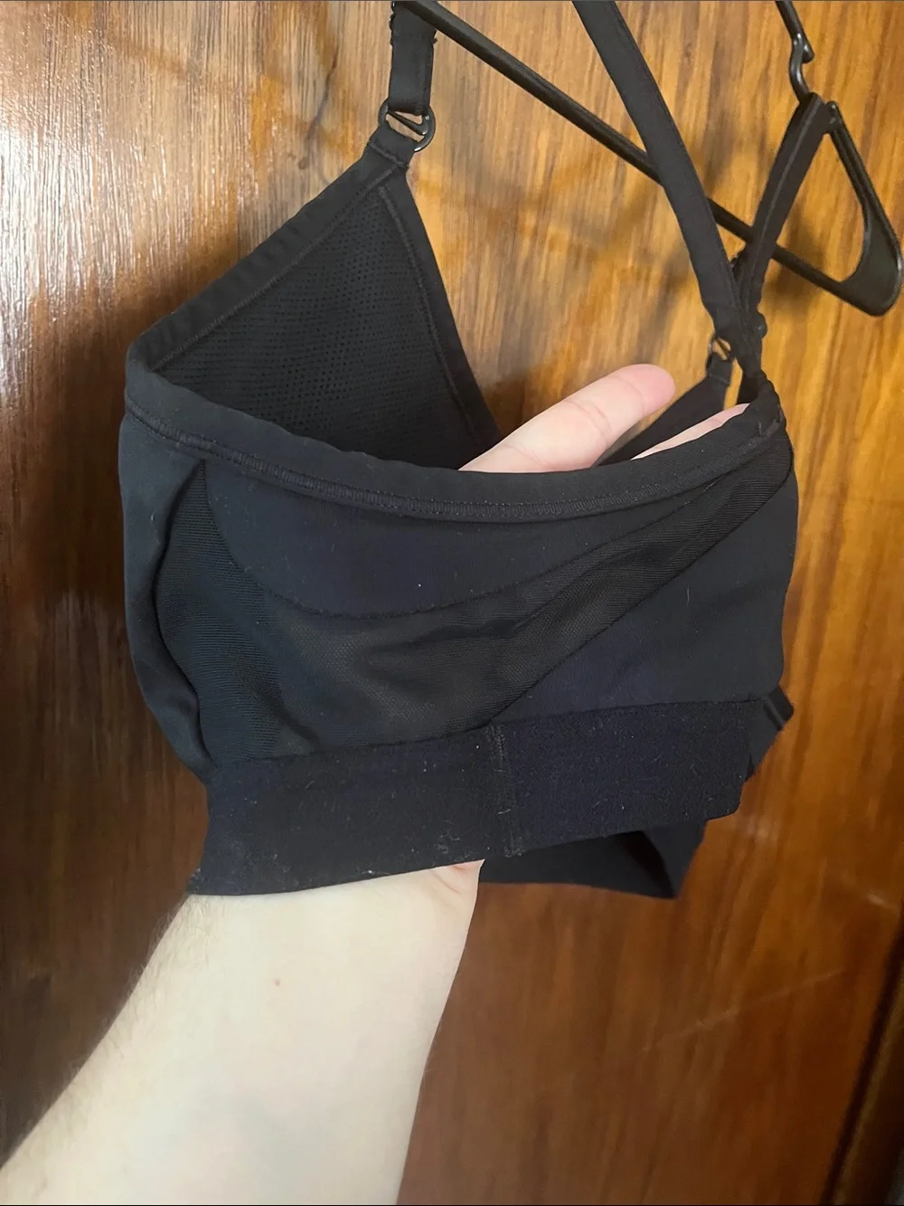 Nike Black Racer Back Low‑Impact Sports Bra